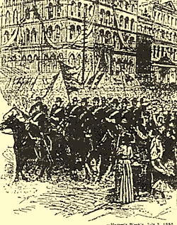 1880 GAR parade in Milwaukee