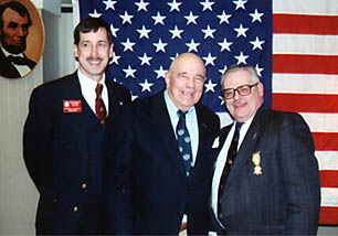 Bill Upham Jr. (center)