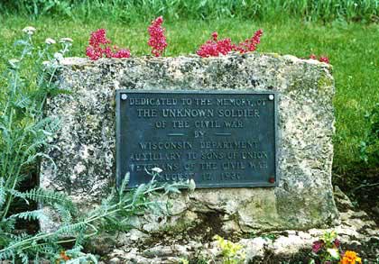 Dedicated to the Unknown Soldiers at Cushing Park