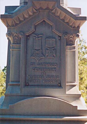 Mauston, Wis. Civil War monument in Oakwood Cemetery