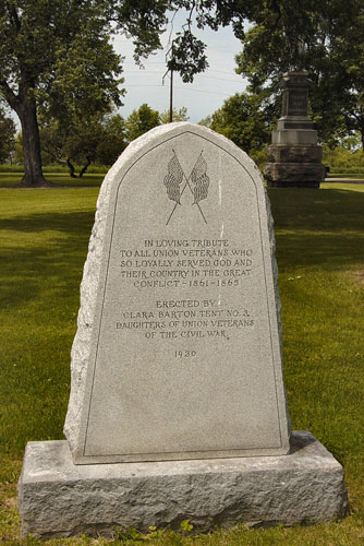 DUV Memorial to Union Veterans at Riverside Cemetery