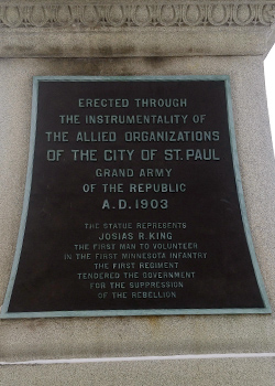 Soldiers and Sailors Memorial plaque 1