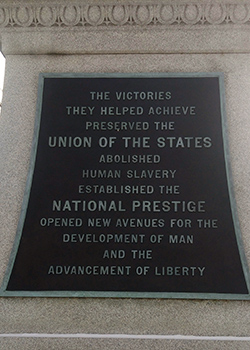 Soldiers and Sailors Memorial plaque 2